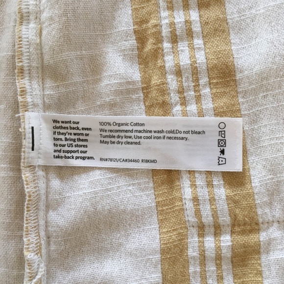 Eileen Fisher Organic Cotton Striped Doubleweave Reed Kimono Jacket PM/PL Boho - Picture 9 of 13